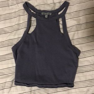 Tank top with cut outs